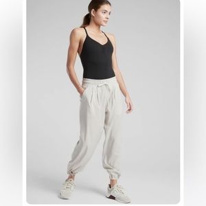 Athleta Avant Black Bodysuit Strappy Backless